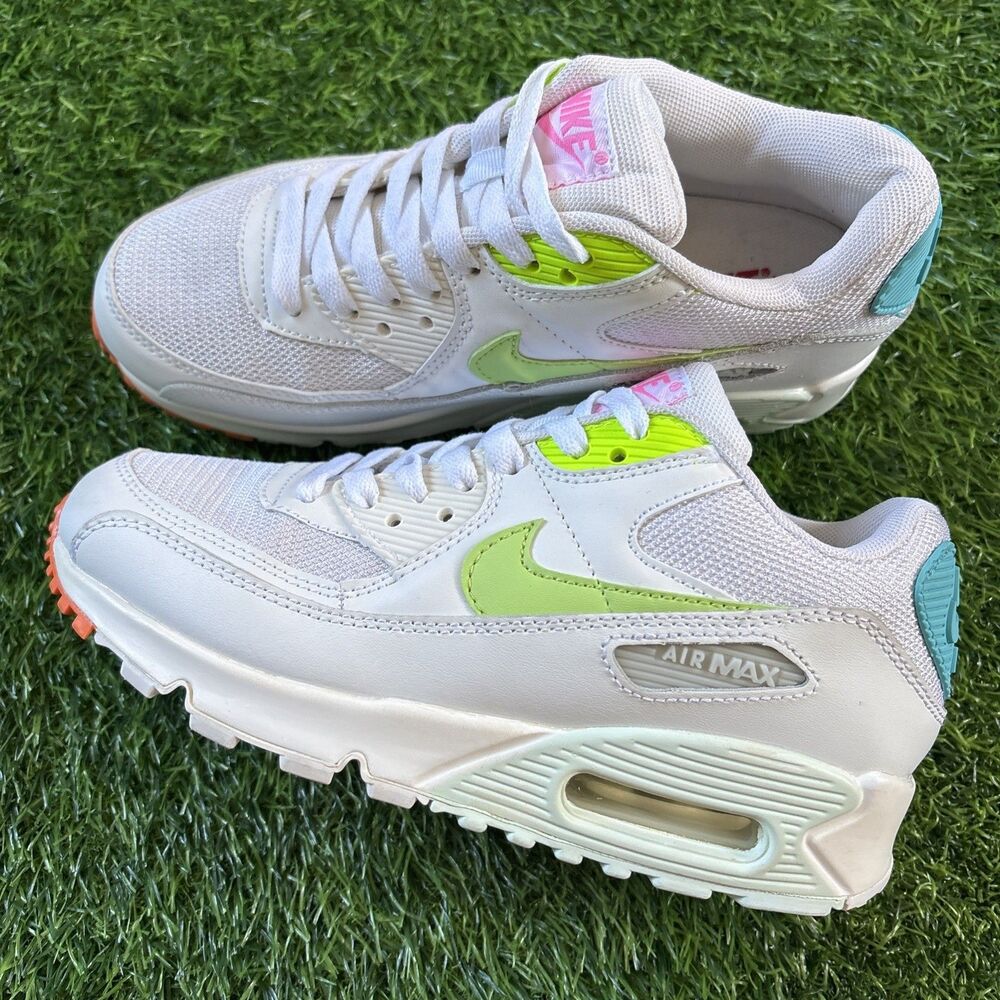 Nike Air Max 90 Multicolor White Athletic Sneakers Women’s Size 7